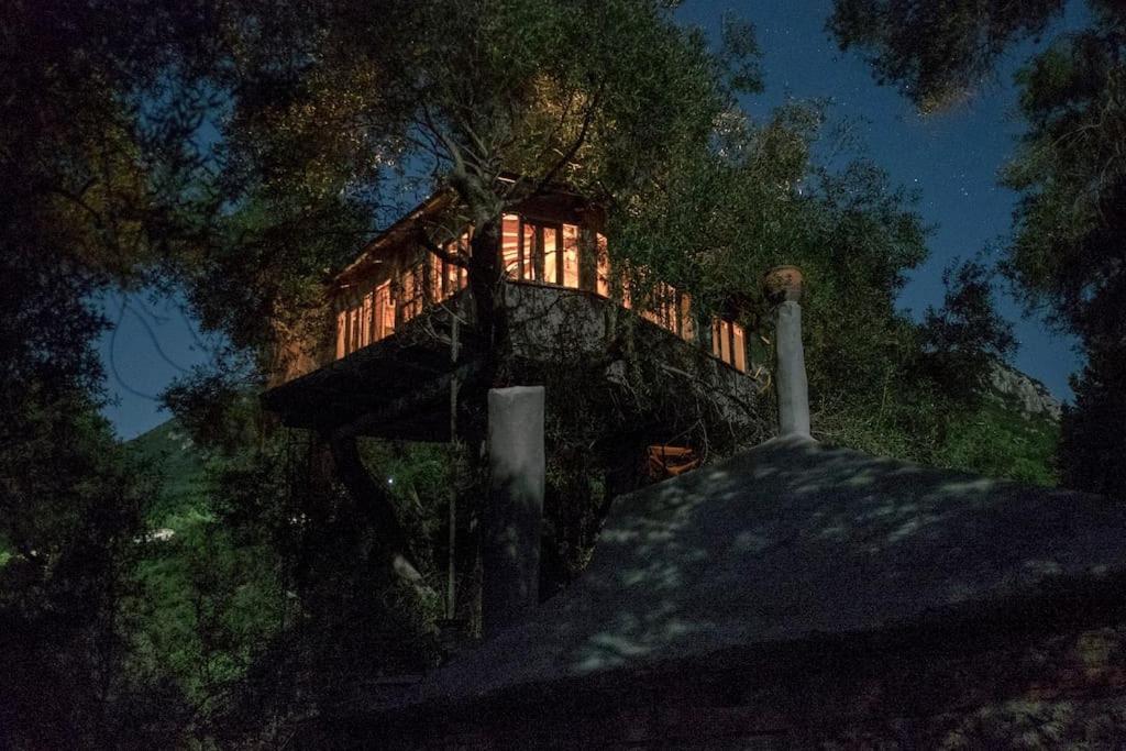 Вилла Margaritis'S Treehouse Парамонас Экстерьер фото
